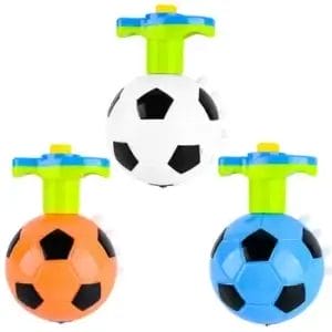 Juguete Giratorio Luminoso - Peonza de Fútbol con Luces LED