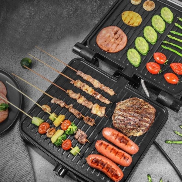 NAPPO Grill Sandwichera Cuádruple Tamaño XL 2000W - Imagen 2