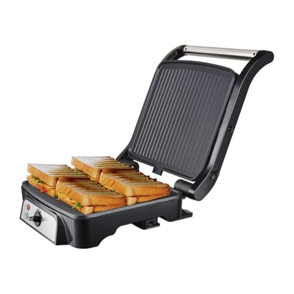 NAPPO Grill Sandwichera Cuádruple Tamaño XL 2000W - Imagen 6
