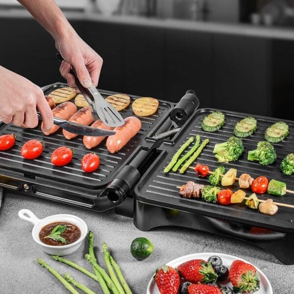 NAPPO Grill Sandwichera Cuádruple Tamaño XL 2000W - Imagen 3