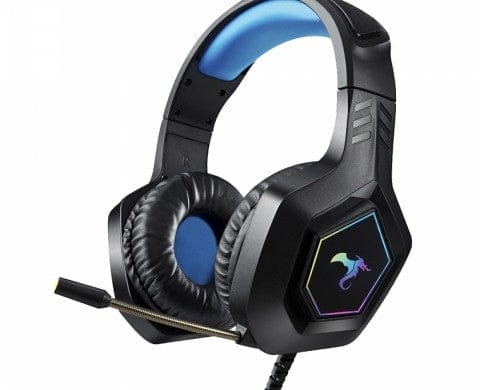 Auricular gamer Kolke Balder KGA-514 negro/azul