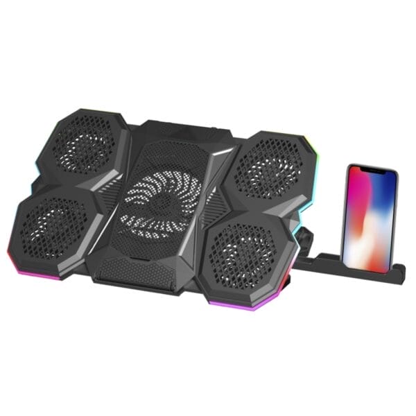 Kolke Soporte Cooler para Notebook KVC-586 5 Ventiladores - Imagen 2