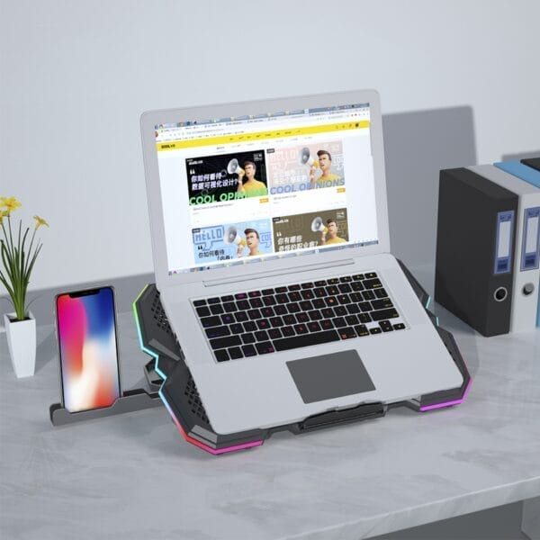 Kolke Soporte Cooler para Notebook KVC-586 5 Ventiladores - Imagen 8